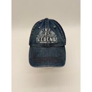 Don't Be A Lady Be A Legend Denim Adjustable Hat NWT